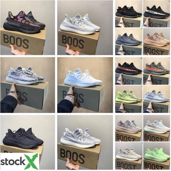 

with box 2020 kanye west sneaker yeezy yeezys 350 clay zebra v2 hyperspace static reflective mens womens running shoes47e1#