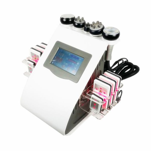 

new type of ultrasonic weight loss instrument with vacuum cavitation 40k rf lipo laser, Black