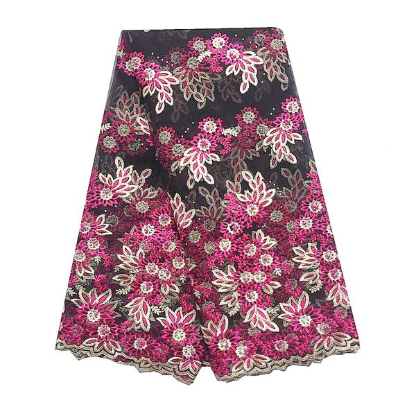 

fushia pink french net lace fabric grey heavy beaded laces fabric african lace fabric 2020 nigerian tulle lace, Black;white