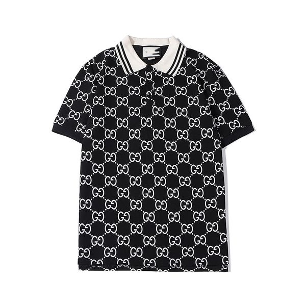 

#2020 Fashion Brand designer polos men Casual t shirt Embroidered Medusa Cotton polo Shirt High street collar Luxury Polos shirts