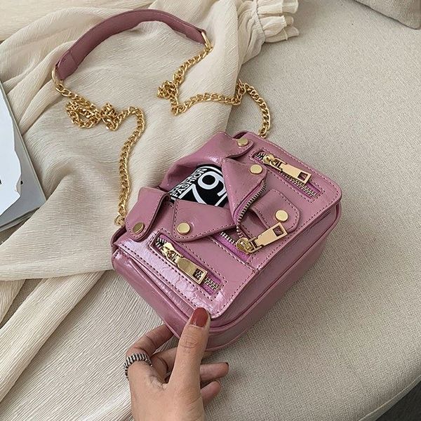 

2020 small purse chain bag square jacket handbag girls pu leather shoulder mini bags women crossbody bag for ladies
