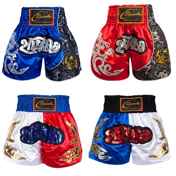 

mma борьба муай тай шорты брюки printed шорты мужское grappling коротких mma martial бокс надеть спортивную открытую одежду искусство кикбок, Blue
