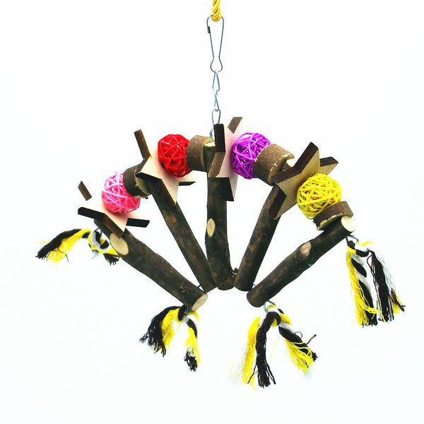 

raw wood solid wood parrot gnaw toys grinding mouth toys fan star sensu group hair