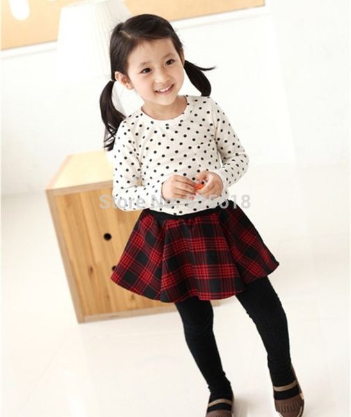 

toddler baby girls футболка с длинным рукавом в горошек блузка повседневная хлопковая рубашка, Blue