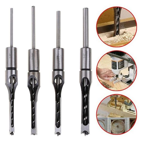 

hollow square hole saw mortiser chisel auger drill bit woodworking tool
