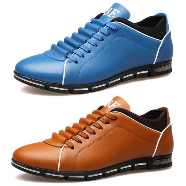 

2020 wholesale men shoes black wine red brown fashion designers casual shoes dropshipping size 39-44 item 40