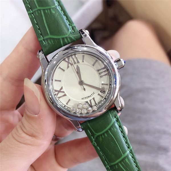 

Оптовая повелительница часы Марка Happy Sport Алмазный диск Luxury женщин Часы конструкт