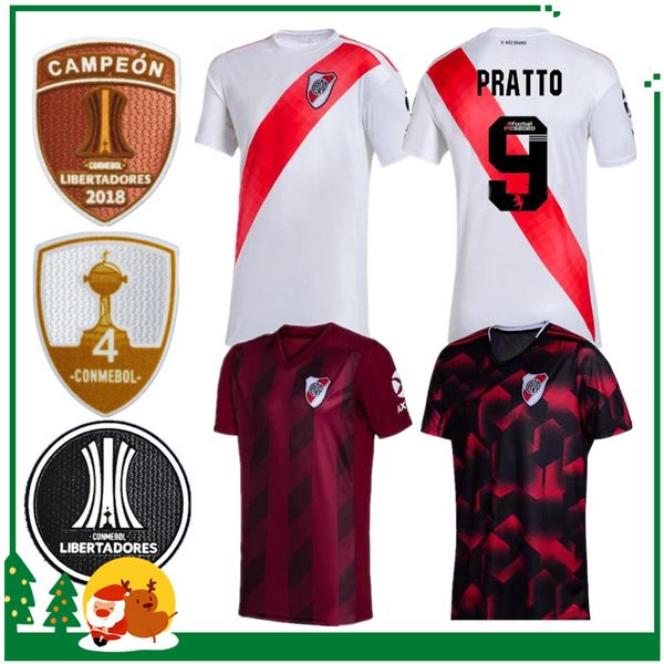 

2019 2020 River Plate Home away White Soccer Jersey 19 20 riverbed River Plate Home Soccer Shirt 2020 Customized Football Uniform Jersey
