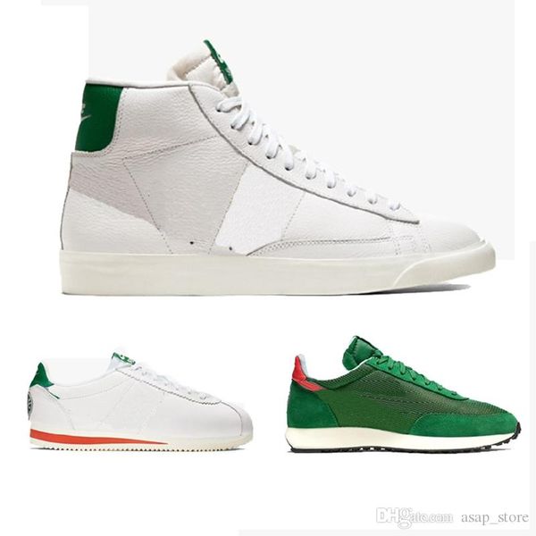 

blazer mid tailwind 79 x hawkins high school sport shoes stranger things casual shoes for mens women designer sports sneakers, Black