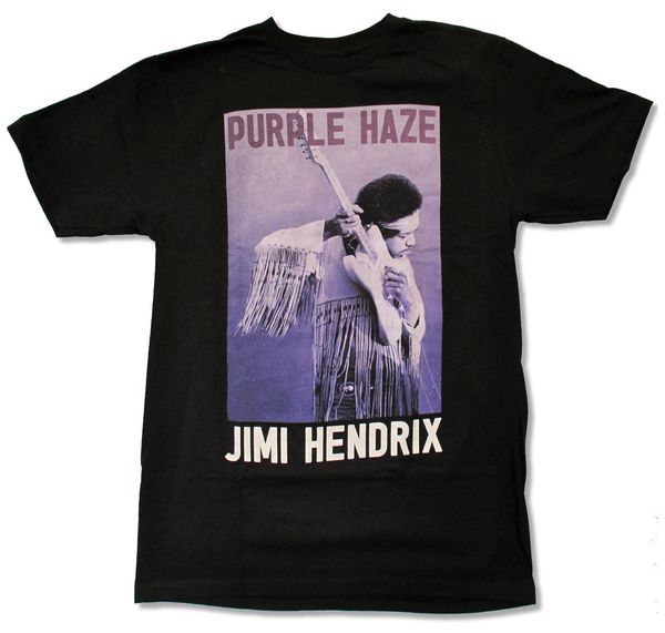 JIMI HENDRIX Unisex Tee Purple Haze T-Shirt 100/% Official Merchandise