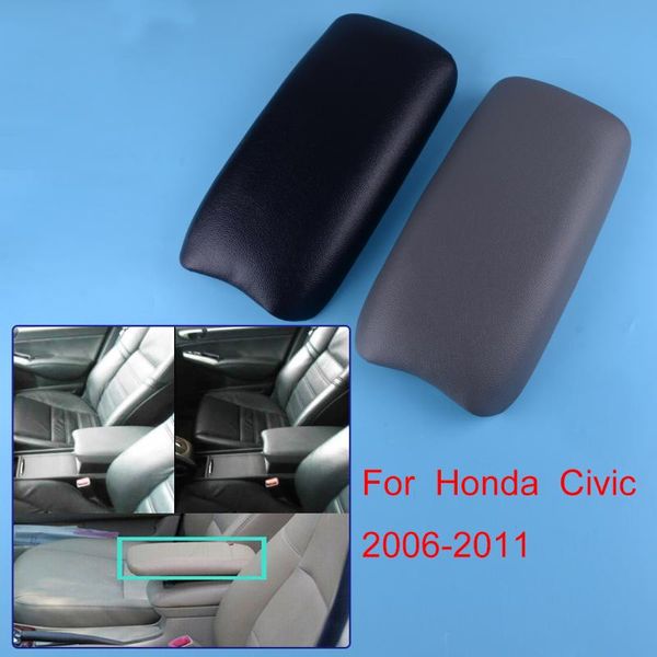 

beler front center console armrest case cover lid 33x16.7 cm fit for civic 2006 2007 2008 2009 2010 2011