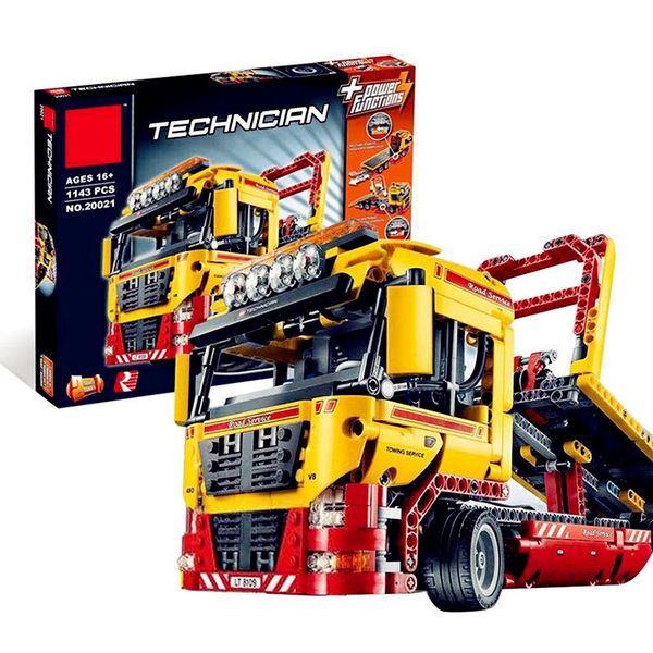 

technic серии 1143 шт. строительные блоки совместимость legoe игрушки для детей планшетный грузовик кирпичи игрушки подарки совместимость 81