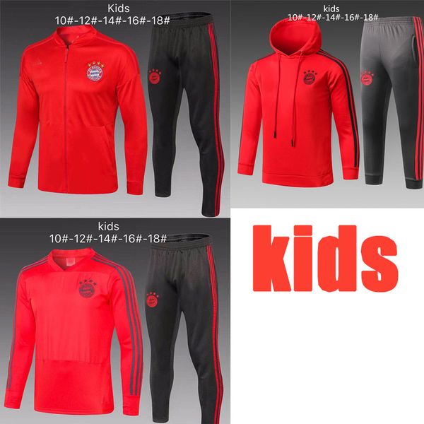 

new bayern munich james rodriguez soccer jersey 2018 2019 lewandowski muller tracksuit kids kit 18 19 hummels football chandal training suit, Black