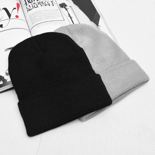 

winter letters label fashionable warm knitting cap snow casual beanies