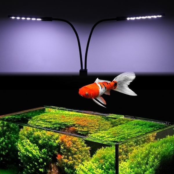 

new 15w fish tank lamps eu plug aquarium plant lights high brightness energy saving