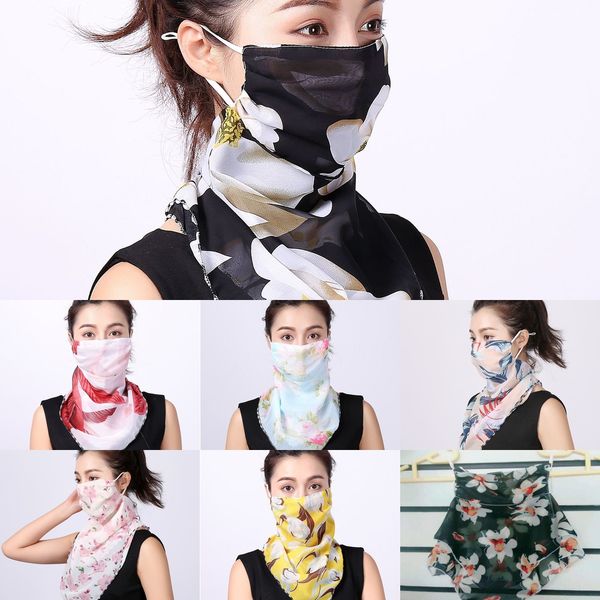 

m2fpn 233 style mask multifunctional bandana scarf headband seamless face printed tube ring scarf men women, Black