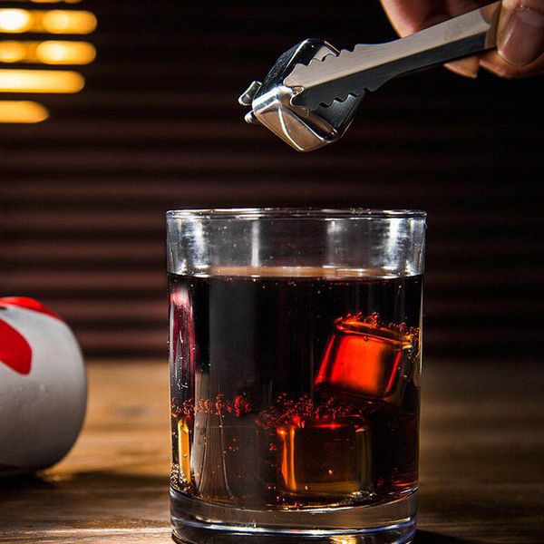 

whiskey stainless steel stones drink ice cooler cubes cool glacier rock beer er barware heart shape skull petal bone coin design