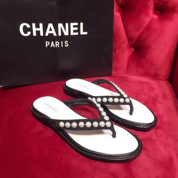 

2019 New Cha1nel Lady Sandals Shoes Flattie Casual Shoes Slippers Huaraches Flip Flops Loafers For Woman Box by shoe Size 35-39 31564