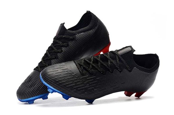 

boutique 2019 men mercurial vapors fury vii xii fg low help football shoes superfly vi 6 360 cr7 mens black blue football shoes