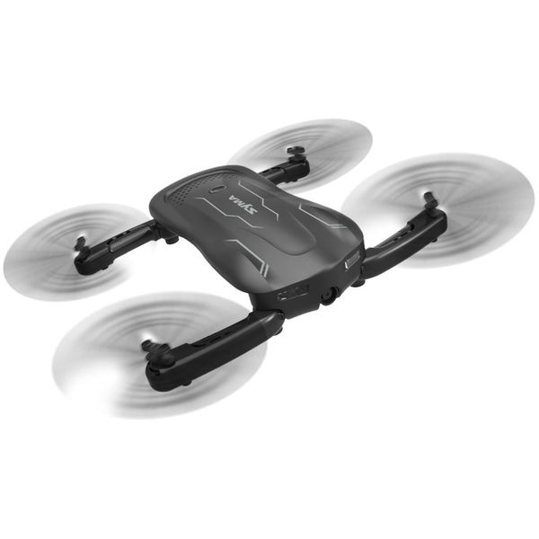 Syma Z1 WiFi FPV FPV RC Quadcopter RC com 720P HD Câmera Óptica Fluxo de Posicionamento BNF - Preto