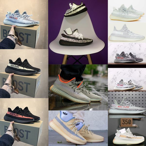 

2020 kanye west sply with box 350 v2 zebra white yecheil earth men shoes mens women stock x sneakers, Black