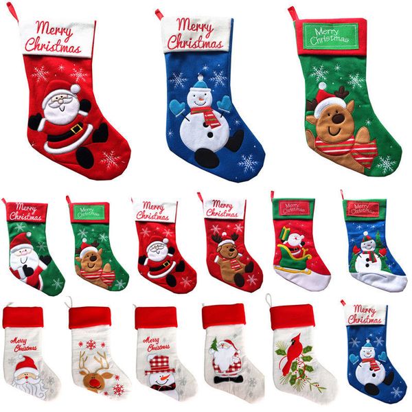 

christmas santa sock xmas tree hanging decoration cute santa claus hanging christmas tree pendant xmas festival party decoration