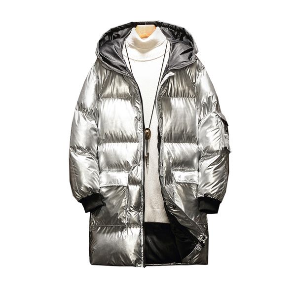 

winter men cotton jacket causal men's parkas male padded coat warm long waterproof thickening hooded outerwear 5xl 4xl xxxl, Black