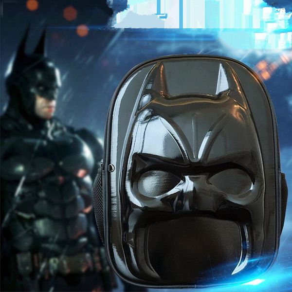 

jxyqmhf the backpack 3d stereoscopic batman school bag marvel teenager multi-layer mochila school backpack for boy new