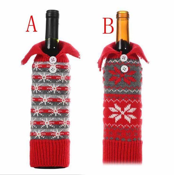 Ugly Sweater Christmas Wine Bottle Covers Holiday Wine Bottle