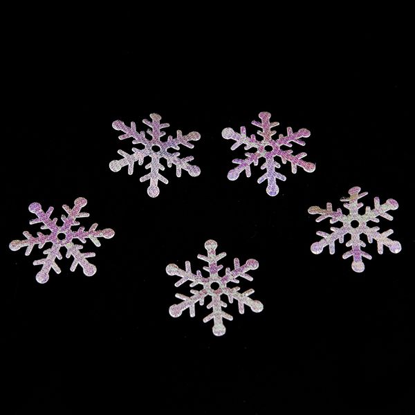

300pcs/pack 1.5cm/2cm/3cm white snowflakes fluffy snowflake confetti winter wedding table party christmas decoration