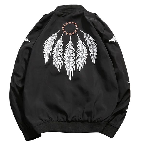 

wholesale-kxp 2020 new men bomber jacket hip hop ribbon slim fit pilot bomber jacket coat men jackets plus size 4xl, Black;brown
