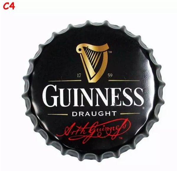 

beer cap wall art vintage metal tin signs for wall decor iron paintings metal signs tin plate pub bar garage home decoration 333