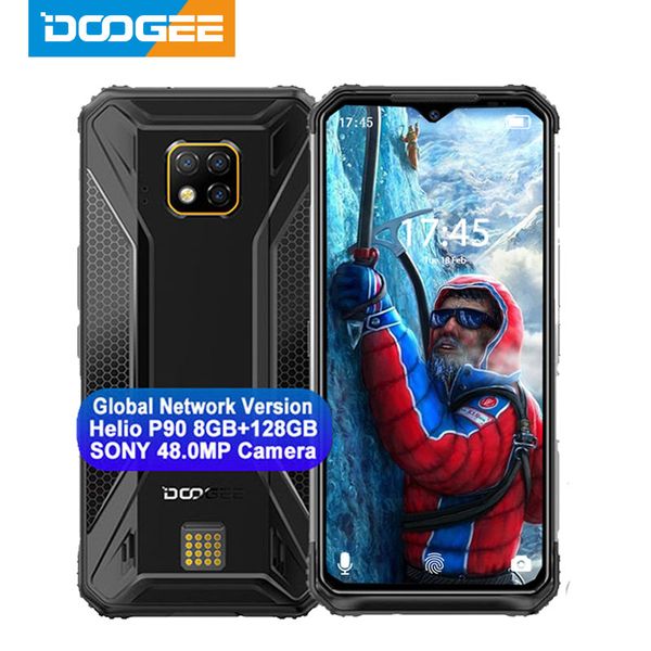 

IP68 / IP69K Doogee S95 Pro Helio P90 окта сердечника 8GB 128GB Modular Прочный мобильный телефон 6.3inch Дис
