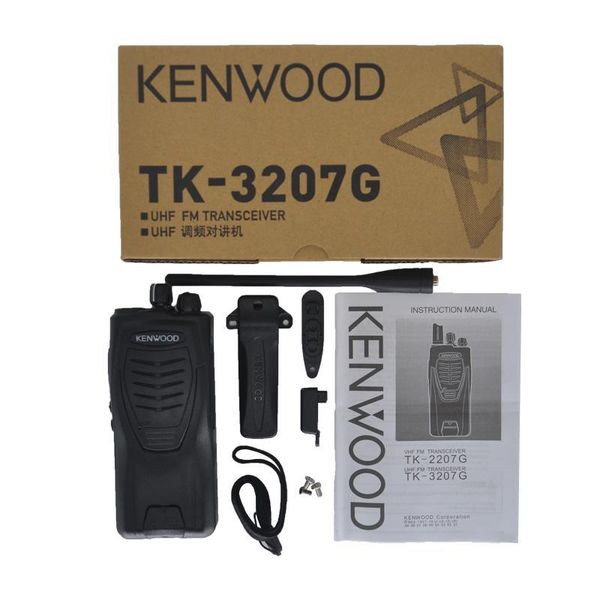 TK-3207G Walkie Talkie Dois Way Radio Handheld Transceptor UHF 5W Analog Civil Radios TK-3207