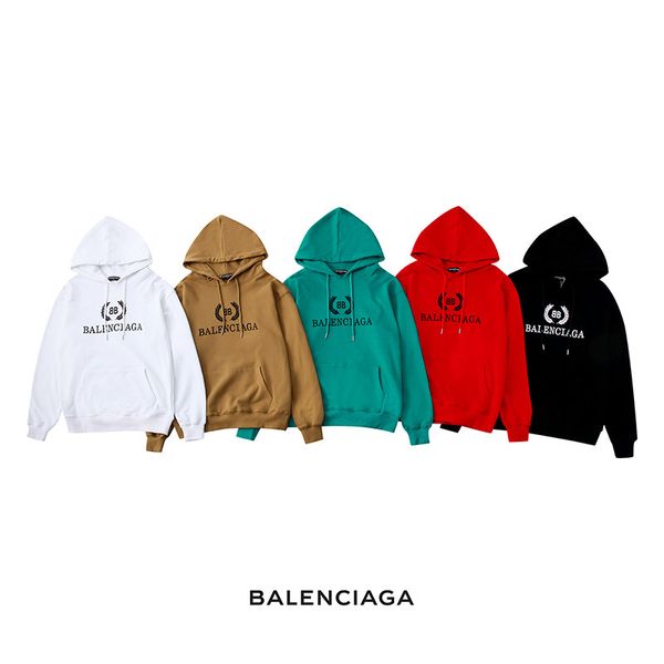 

high end women girls oversize hoodie sweatshirts embroidery multicolor letter long sleeves blouse shirt fashion design luxury pullover, Black