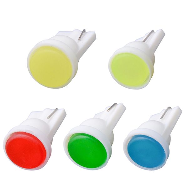 

100pcs led t10 cob w5w wedge car door instrument side bulb lamp car light 1.5w 1 cob led wedge door instrument side bulb lamp