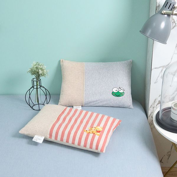 

toddler pillow infant lovely cat cartoon character soft pillow kindergarten children kid cotton neck protection cushion 1-6years