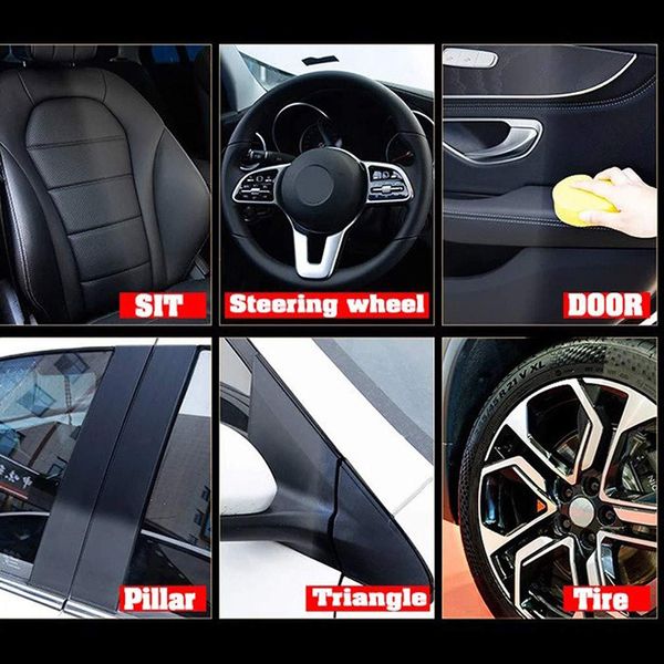 

car auto renovated coating paste maintenance agent for seat center console plastic v6
