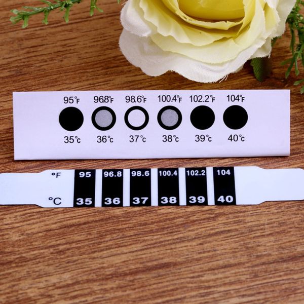 

home garden household protective products handy kid forehead strip head thermometer fever body temperature test black