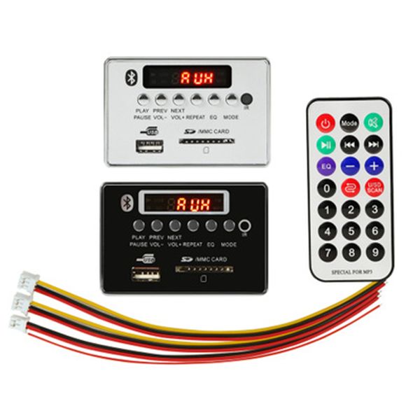 

mp3 wma decoder board mp3 player car audio usb tf fm radio module wireless bluetooth 5v 12v remote control for car accessories