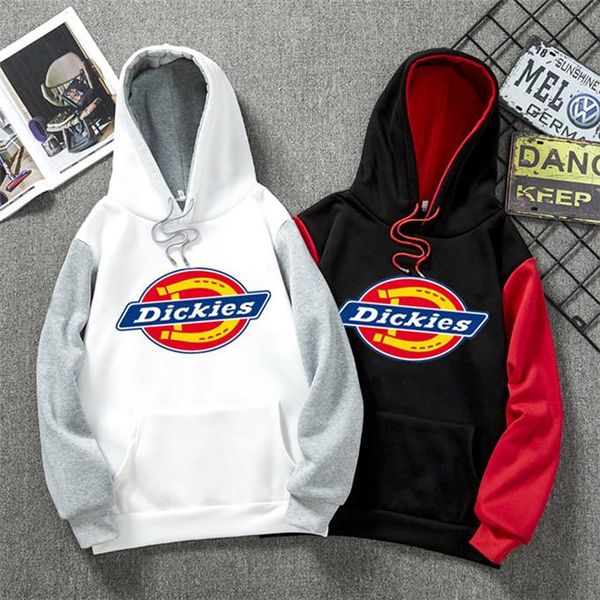 

u8 dickies luxury designer men hoodies sweatershirt sweater mens hoodies brand clothing thin long sleeved youth movements streetwear, Black