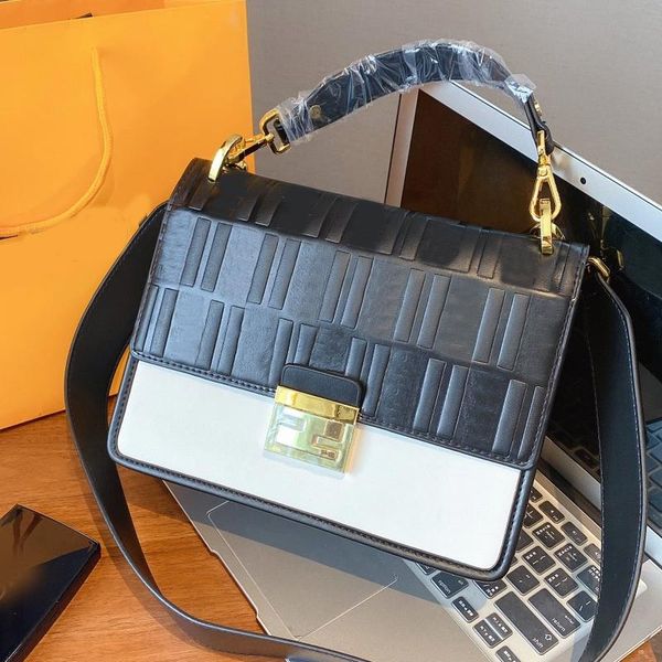 

crossbody bag messenger bag handbag fashion plain letter women shoulder bag sheepskin grain new style sale