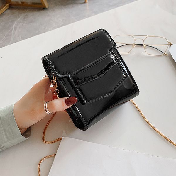 

the new chain small package western style leather shoulder bag