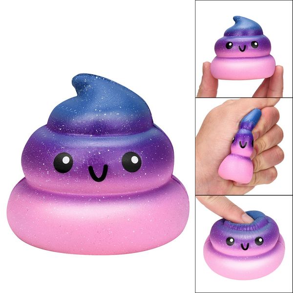

2020 fun toys galaxy poo scented squishy charm slow rising stress reliever toy decompression toys for children adults relieves