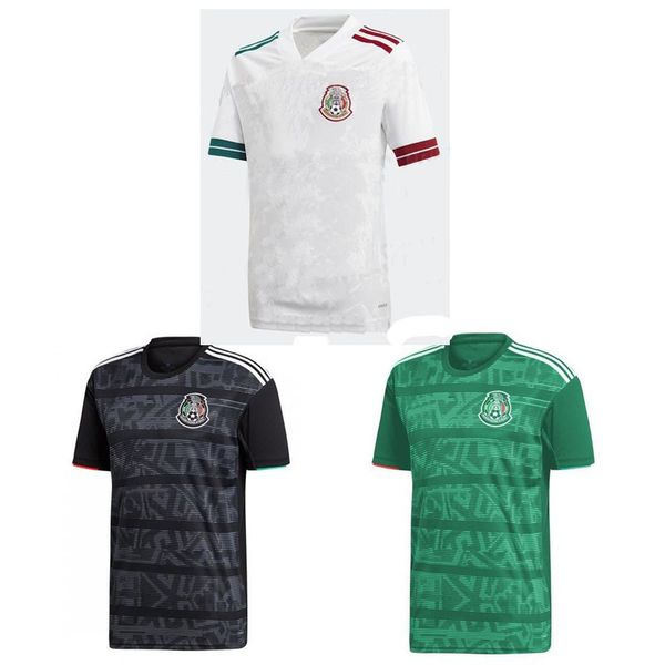 

thai 2019 2020 mexico soccer jerseys 19 20 chicharito layun chucky football shirt hernandez g dos santos jersey camisas de futebol, Black;yellow