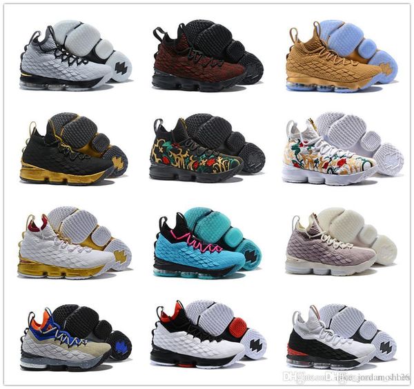 

lebron 15 men basketball shoes south beach zoom generation jamen 15s sneakers mens designer trainer shoes