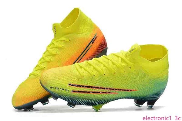 

2020 mercurial superfly vi soccer shoes 360 elite fg kj 6 xii 12 cr7 se ronaldo neymar mens dream speed 002 outdor football boots cleats, Black;green