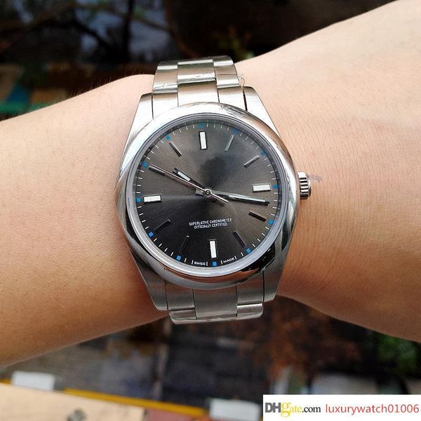 

2020 gray watches mens mechanical automatic wristwatch clasp president no calendar watches 5 colors men party wrist watch coupon