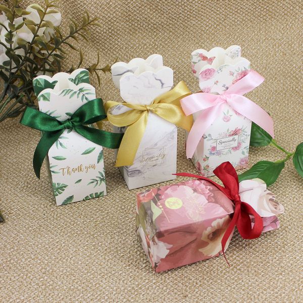 

25pcs / серия европейский стиль свадебные подарки коробки конфет упаковка для diy украшения supplies