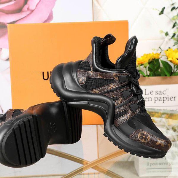 

Men 19 13 de igner hoe archlight monogram neaker men women ca ual hoe 19 13 loui 13 vuitton, Black